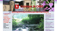 Desktop Screenshot of mairie-caro56.fr