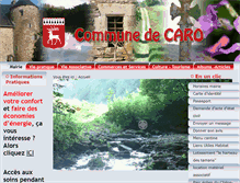 Tablet Screenshot of mairie-caro56.fr